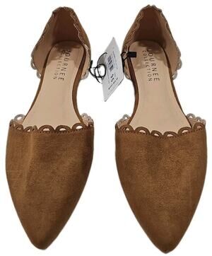 Journee Collection ~Woman Size 9.5M~ Rustcopper Jezlin Flats Shoes NWOB.